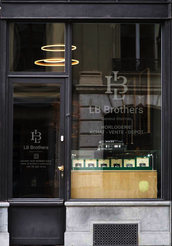 La boutique LB Watches au Carré d'Or de Genève
